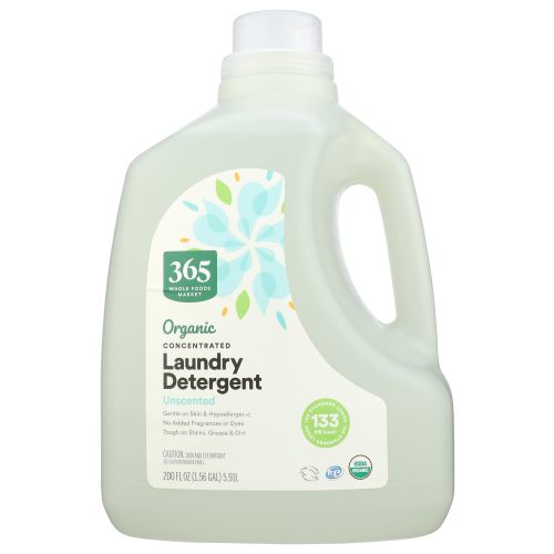 365 by Whole Foods Market, Organic Unscented Concentrated Laundry Detergent, 200 fl oz