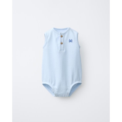 EMBROIDERED CRAB BODYSUIT - Pastel blue | ZARA United States