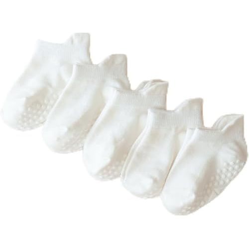 KYTE BABY Ankle Socks Combo 5-Pack w/Grips