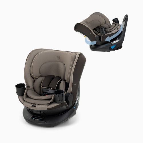 Andi 360° Rotating All-in-One Convertible Car Seat - Brown