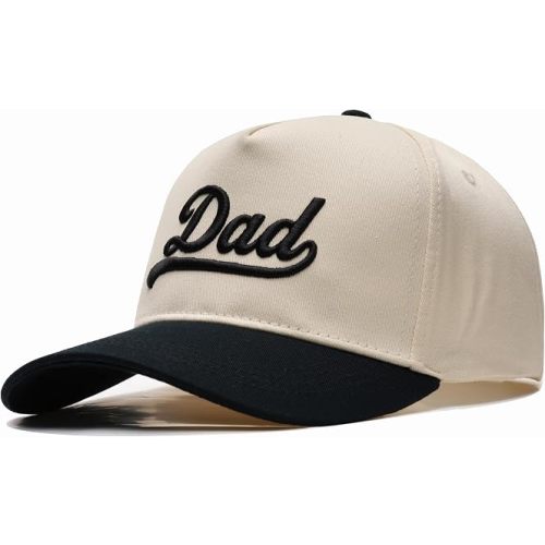 Dad and Dog Dad Hats for Men, 3D Embroidered Trucker Hats