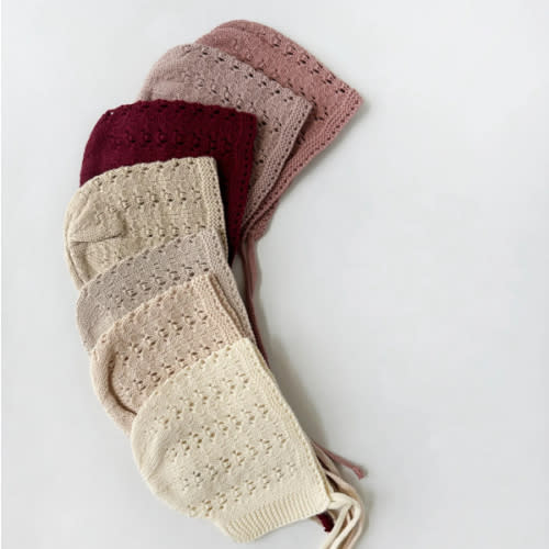 Jamie Knit Bonnet – Olive and Cradle