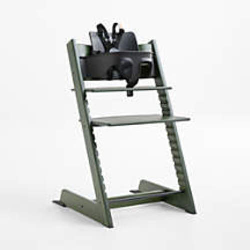 Stokke ® Tripp Trapp ® Olive Green Wood Baby High Chair