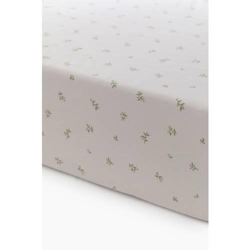 PATTERNED COTTON FITTED SHEET