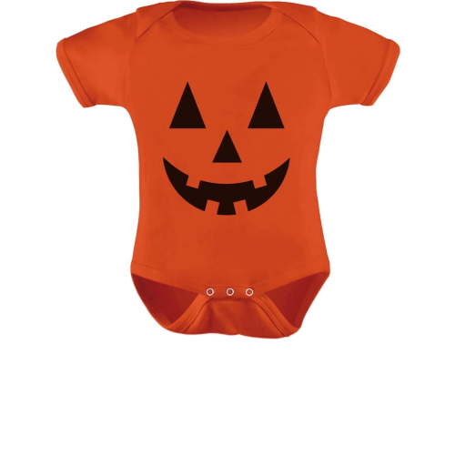 Cute Little Pumpkin Outfit Halloween Infant Jack O' Lantern Baby Bodysuit 18M Orange