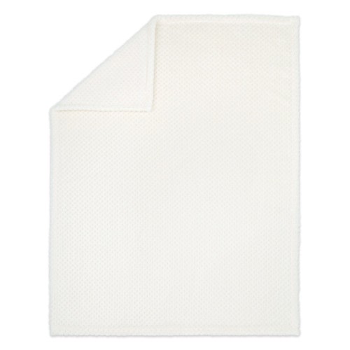 4Baby Diamond Fur Blanket Ivory