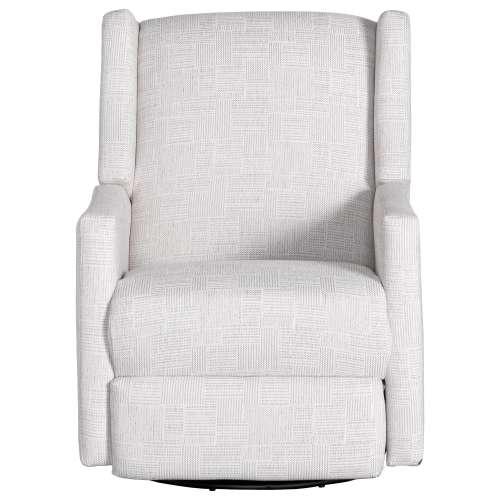 Best Home Furnishings Lillian Power Swivel Nursery Glider Recliner in Snow