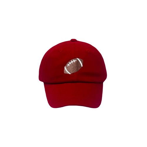 Football Seersucker Baseball Hat, X-Small