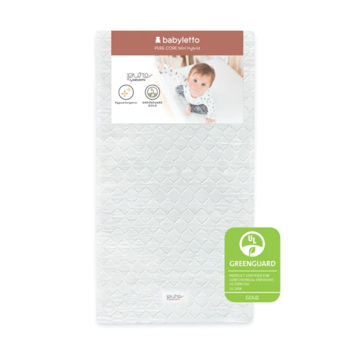 Pure Core
Mini Crib Mattress w/ Hybrid Quilted Waterproof Cover (Lightweight)