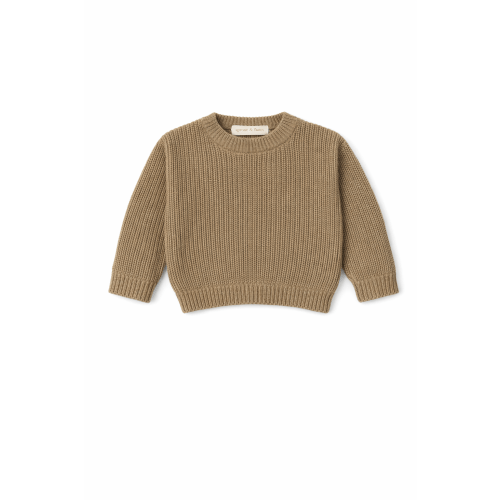 Chunky Knit Sweater | Neutral Collection - Olive Oat – Sprout & Fawn