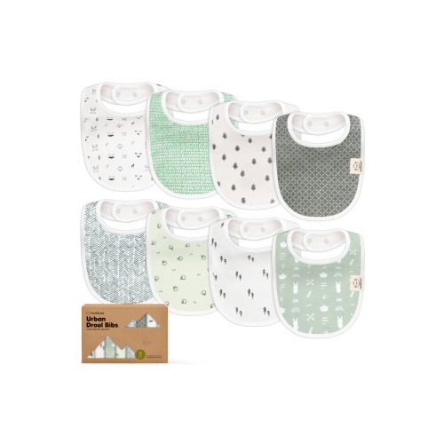 8-Pack Baby Drool Bibs