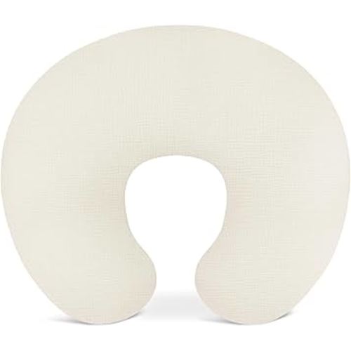 Nursing Pillow Covers, Muslin Nursing Cover for Breastfeeding Pillows, Comfortable for Baby Girls and Boys (Pale Yellow)