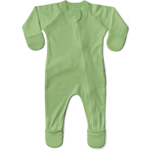 Grow With You Footie + Snug Fit, Matcha - Goumi Sleepwear | Maisonette