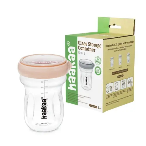Generation 3 Glass Storage Container (120ml | 180ml) – Haakaa