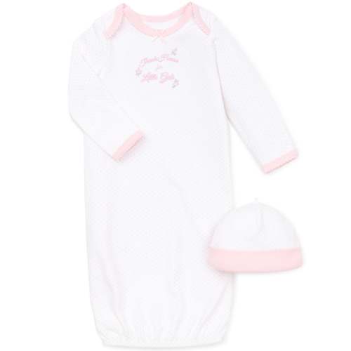 Thank Heaven For Little Girls Sleeper Gown and Hat