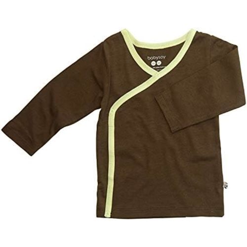 Babysoy Baby Kimono Side Snap Long Sleeve Tee Shirt Tops