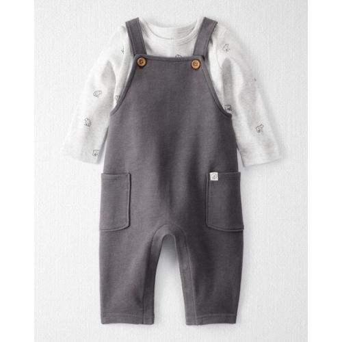 Baby 2-Piece Organic Cotton Overall Set in Bear Print - Little Planet | Carter's
