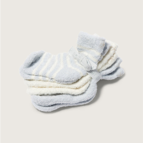 Barefoot Dreams CozyChic Lite® Infant Sock Set -Blue