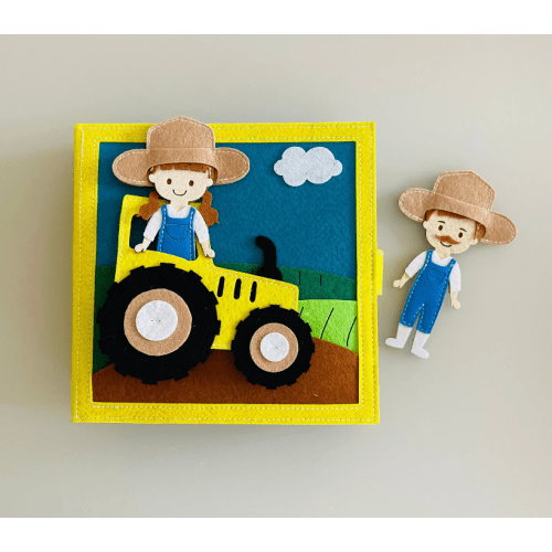 Farm Quiet Book | Happy Farm Quiet Book | Little Cloudy