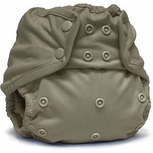 Kanga Care Rumparooz Double Leg Gusset Reusable Cloth Diaper Cover One Size Snap | Pebble 6-35 lbs