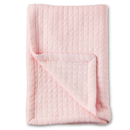Parent's Choice Knit Baby Blanket, 100% Cotton, Soft & Cozy, Rosewater, 30" x 40"