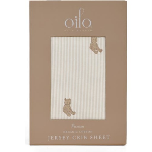 Print Organic Cotton Crib Sheet