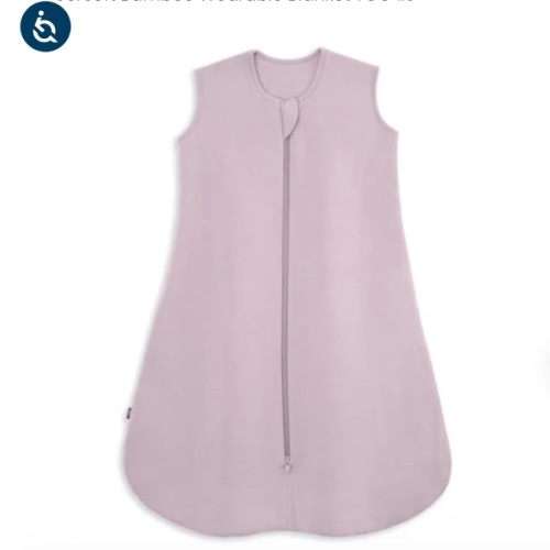 HALO - 1.5 TOG supersoft bamboo wearable blanket, double zipper sleeping bag with weighted feel - mauve