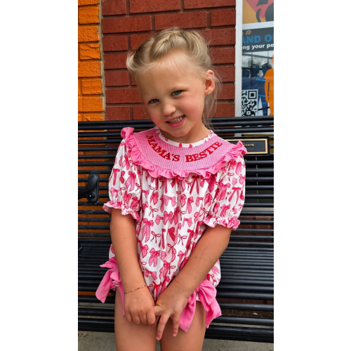 Mama's Bestie Smocked Bubble