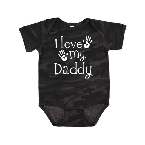 Inktastic I Love My Daddy Fathers Day Boys or Girls Baby Bodysuit