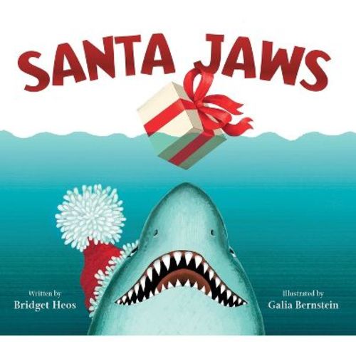 Santa Jaws - by Bridget Heos (Board Book)