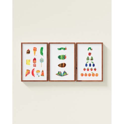 Very Hungry Caterpillar Framed Wall Art Set | Eric Carle x Nestig