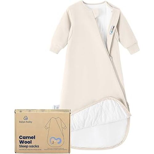 Unisex Sleeping Bag for Babies and Toddlers 1.0 Tog Sleep Sack 6-18 Months, Newborn Sleep Sack, Wearable Blanket Baby, One Piece Long Sleeves, Gifts for Baby