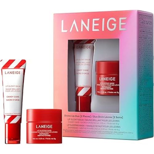 LANEIGE Lip Glowy Balm Stocking Stuffer: Hydrate, Glossy, Lightweight, Moisturize & Tint with Shea Butter
