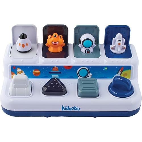 Kidoozie Pop N Play Space Explorer Ages 12 Months+, Toddler, Learn Numbers & Colors