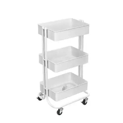 Lexington 3-Tier Rolling Cart by Simply Tidy®, Color: White | Michaels