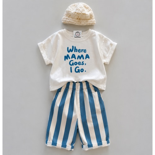 WHERE MAMA GOES I GO Baby Toddler 2-Piece Set