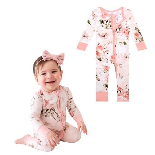 Posh Peanut Convertible Baby Sleepers - Footless Baby Pajamas with 2 Way Zipper for Easy Diaper Changes