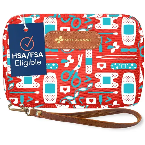 KeepGoing Travel First Aid Kit for Kids, 130 Pc. TSA-Approved Travel Size
