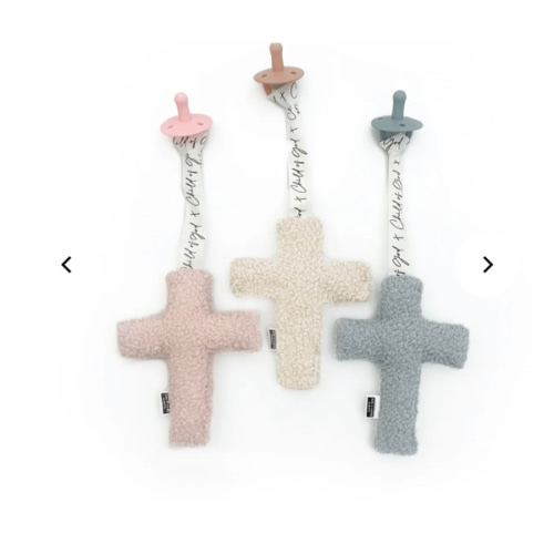 Pacifier Lovey Cross – OUR HOUSE ABOVE