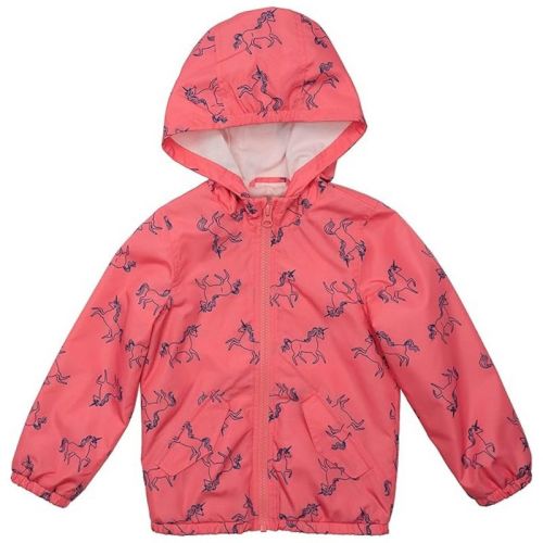 Carter's Infant Girls' Lightweight Windbreaker Jacket, Pink Unicorn, 12 Months