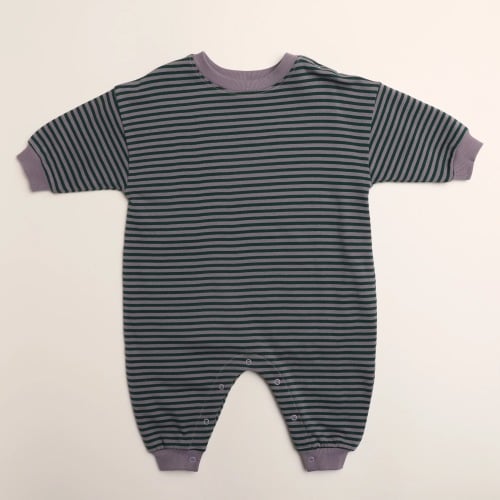 Marlowe Jumpsuit in Purple Ash Stripe