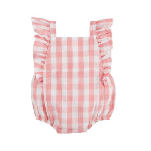 Pink Gingham Baby Bubble