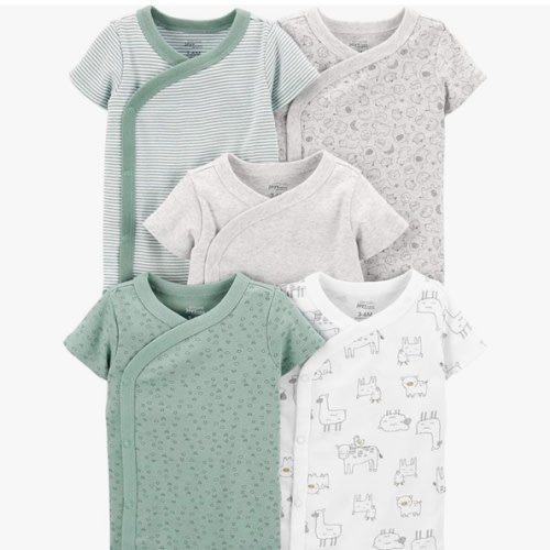 Simple Joys by Carter's unisex-baby 5-pack Side Snap Short-sleeve Bodysuit