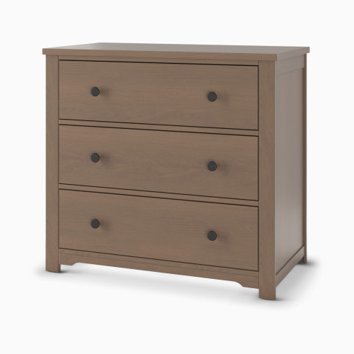 Child Craft Harmony 3-Drawer Dresser with Changing Table Topper - Dusty Heather