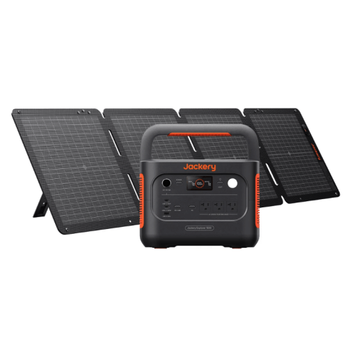 Jackery Explorer 1500 v2 Solar Generator with Solar Panel 100Air