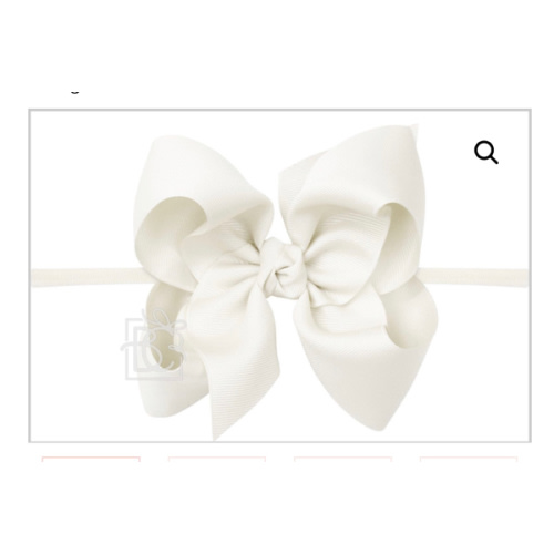 Satin Double Knot Bow on Clip