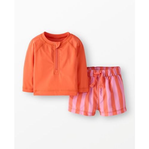 Baby Rashguard & Swim Trunks Set