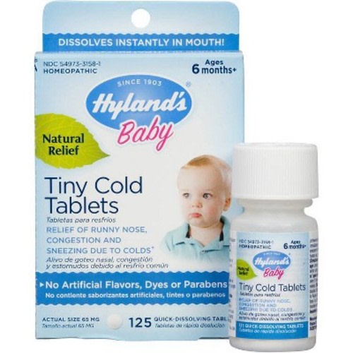 Hyland's Baby Tiny Cold Tablets - 125ct
