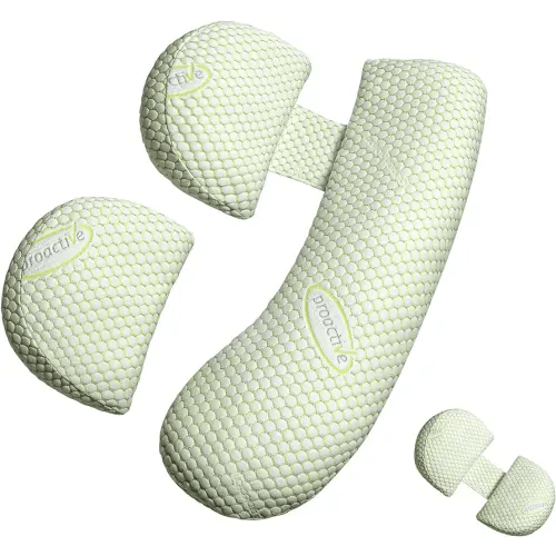 Pregnancy Pillow for Pregnant Women, Soft Pregnancy Body Pillow, Support for Back, Belly, HIPS, Legs, Maternity Pillow with Detachable and Adjustable Pillow Cover