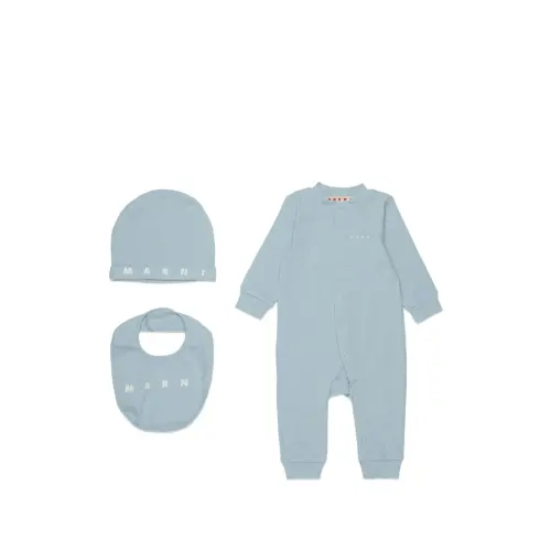 Marni Kids logo-print Romper (set Of three) | Blue | FARFETCH